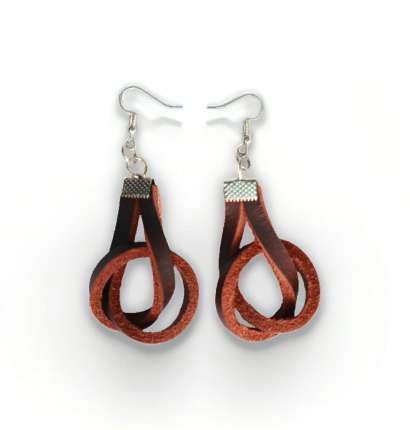 Royal Elegant Brown Earrings