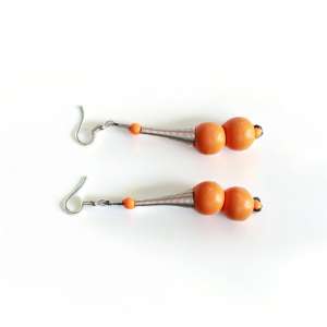Royal Laposh Orange Earrings