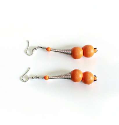 Royal Laposh Orange Earrings