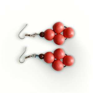 Royal Pink African Earrings