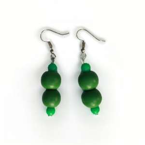 Laposh African Green Earrings
