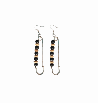 Gold African Earring