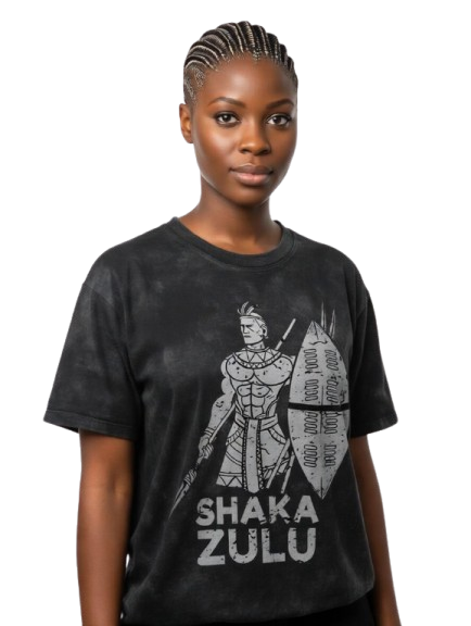 shaka zulu warrior t shirt